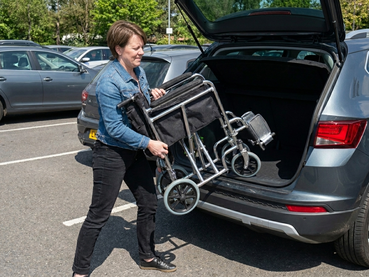 Silla de ruedas Geriátrica compacta - Imagen 4