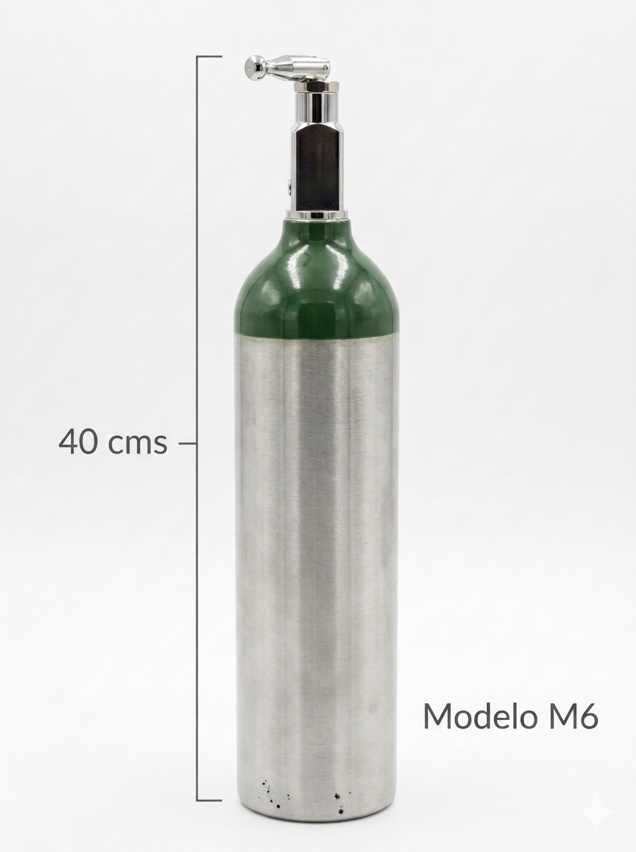 Cilindro de oxígeno portátil por pulso con mochila - Imagen 3