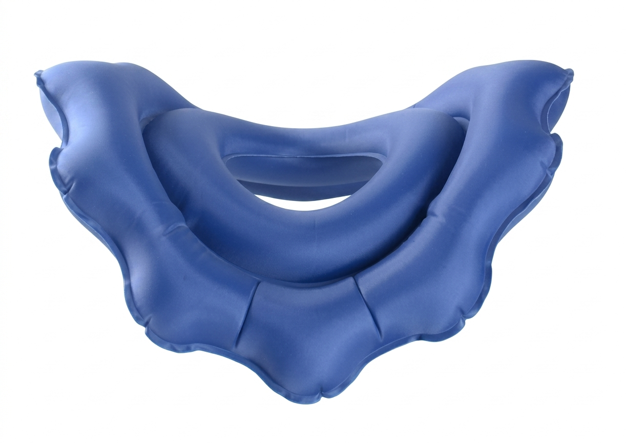 Cojín redondo inflable de PVC (Nylon) - Imagen 3