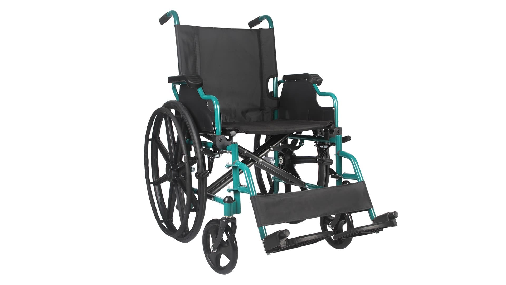 Silla de Ruedas Bariátrica Plegable (Soporta hasta 140 kg) - Imagen 2